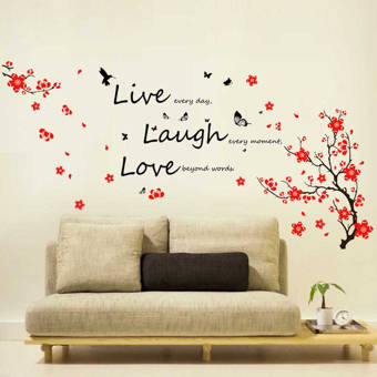 Walplus Blossom And Vivid Live Wall Decal Wayfair
