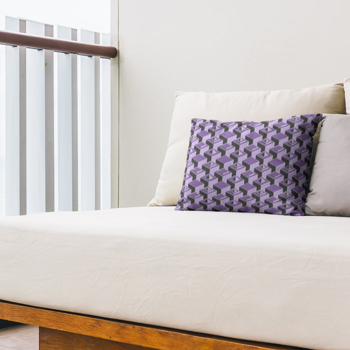 East Urban Home Classic Skyscrapers Indoor Outdoor Lumbar Pillow