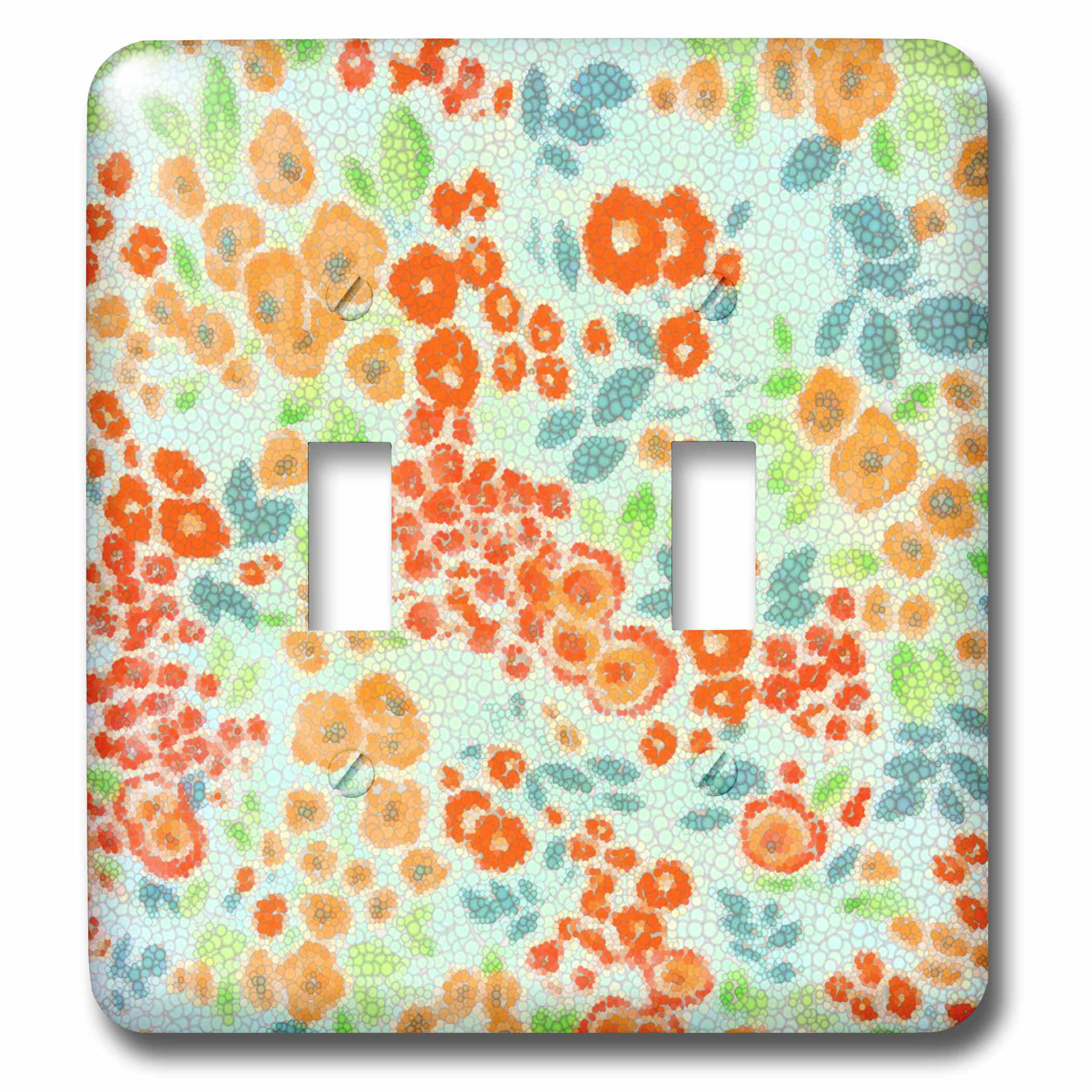 3drose Mosaic Poppies 2 Gang Toggle Light Switch Wall Plate Wayfair