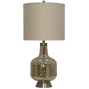Go to store & view more images Maude Glass and Steel Base Transitional 31.5