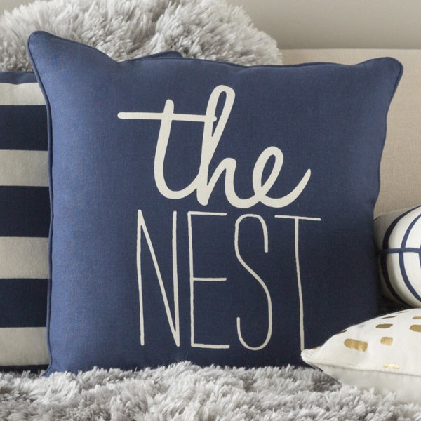 Ivy Bronx Yahya The Nest Cotton Throw Pillow Cover Reviews Wayfair