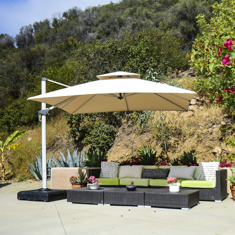 Arlmont Co Moira 10 Square Cantilever Umbrella Reviews Wayfair