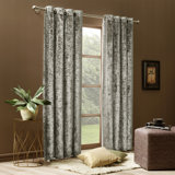 Dark Green Velvet Curtains Wayfair Co Uk