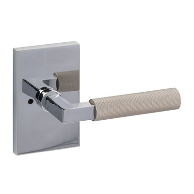 Levanto Privacy Rosette, Knurled Grip