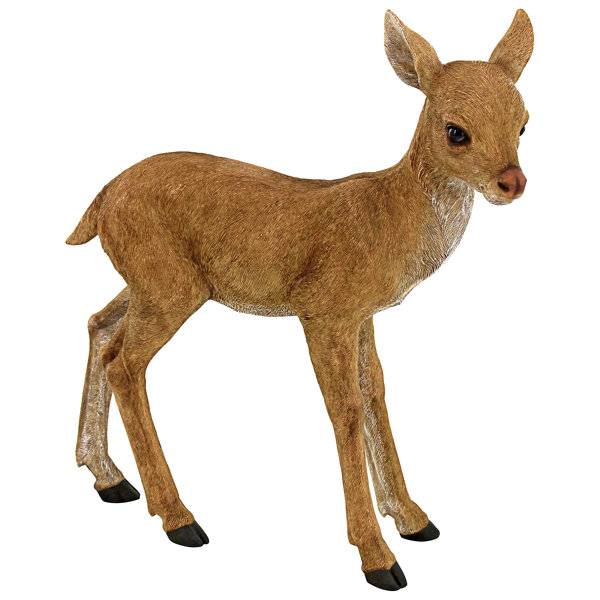 Babe Deer Decoy Buck Hunting Post Stunning Realistic Style Brown Secure Durable 