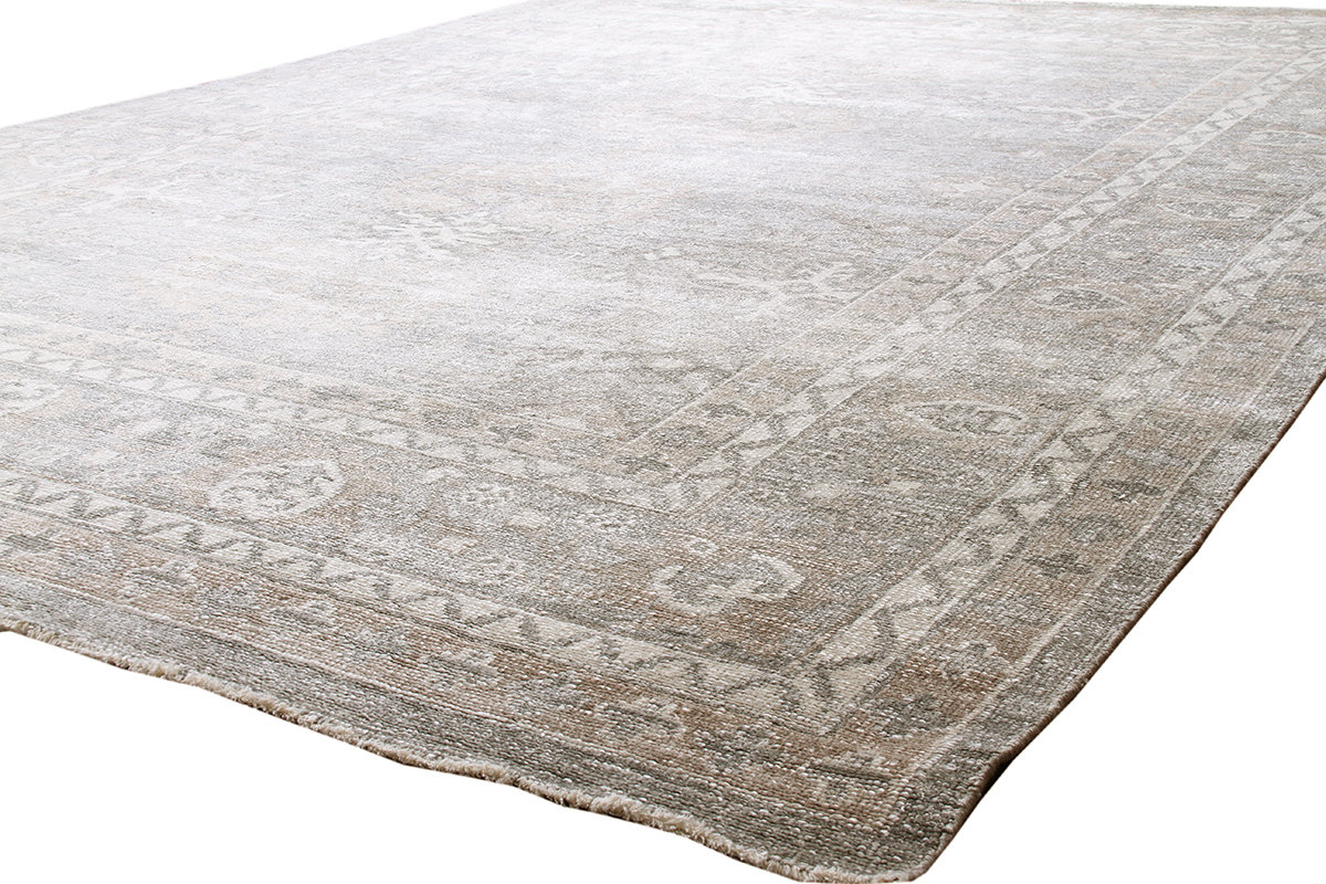 Pasargad Oushak HandKnotted Gray Area Rug & Reviews Perigold