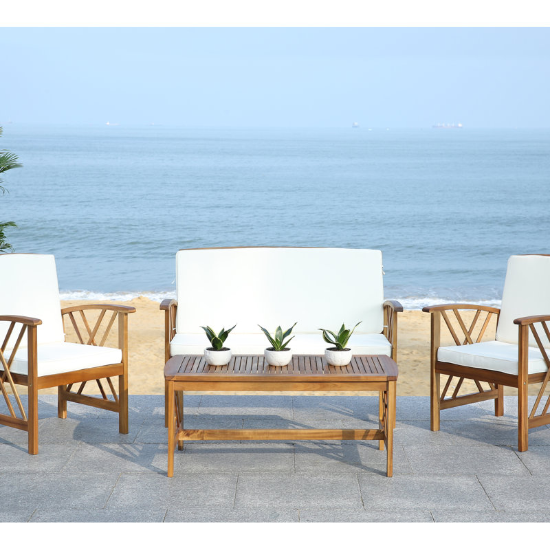 Medora 4 Piece Sofa Seating Group With Cushions