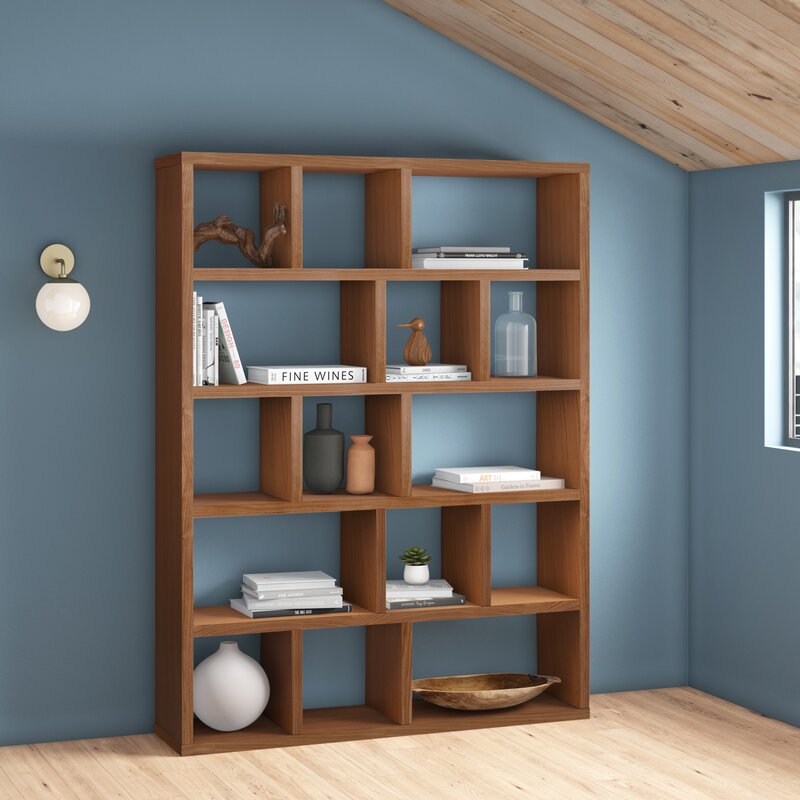 Cadia 59'' Geometric Bookcase | AllModern