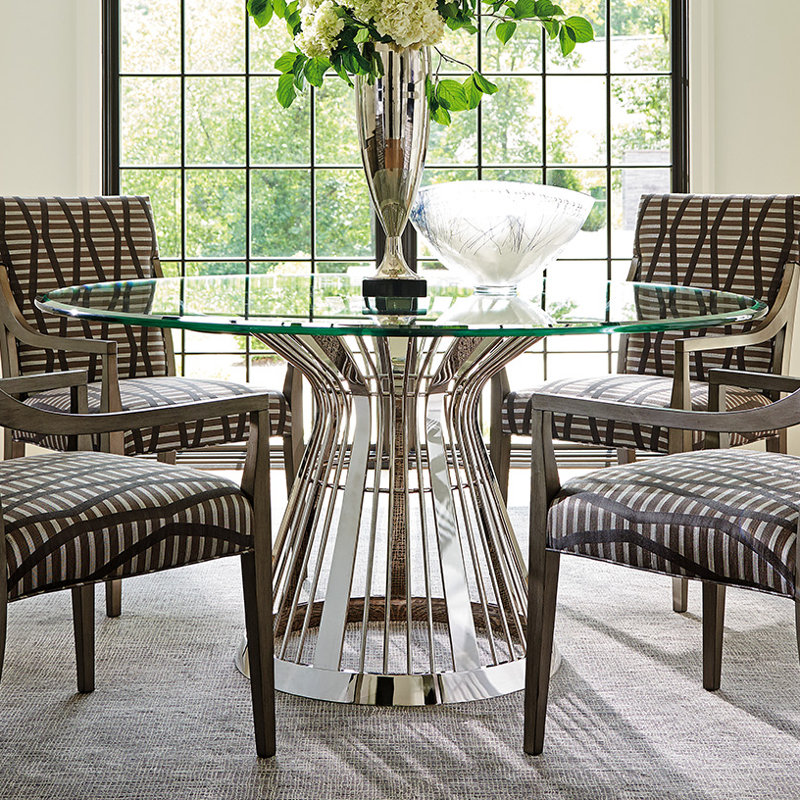 Lexington Ariana Riviera Gl Top Dining Table Wayfair Ariana Riviera Gl Top Dining Table
