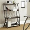 leaning bookcase