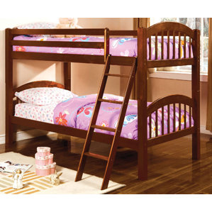 Heather Twin Over Twin Bunk Bed by A&J..