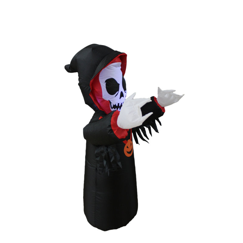 The Holiday Aisle Halloween Inflatable Grim Reaper Decoration Reviews Wayfair