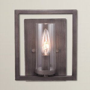 Politte 1-Light Candle Wall Light