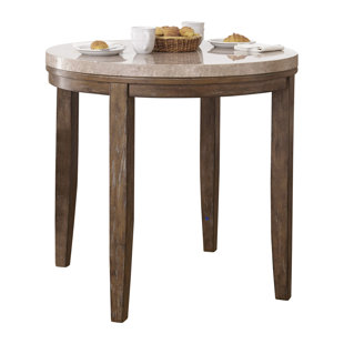 Clearmont Counter Height Marble Top Dining Table