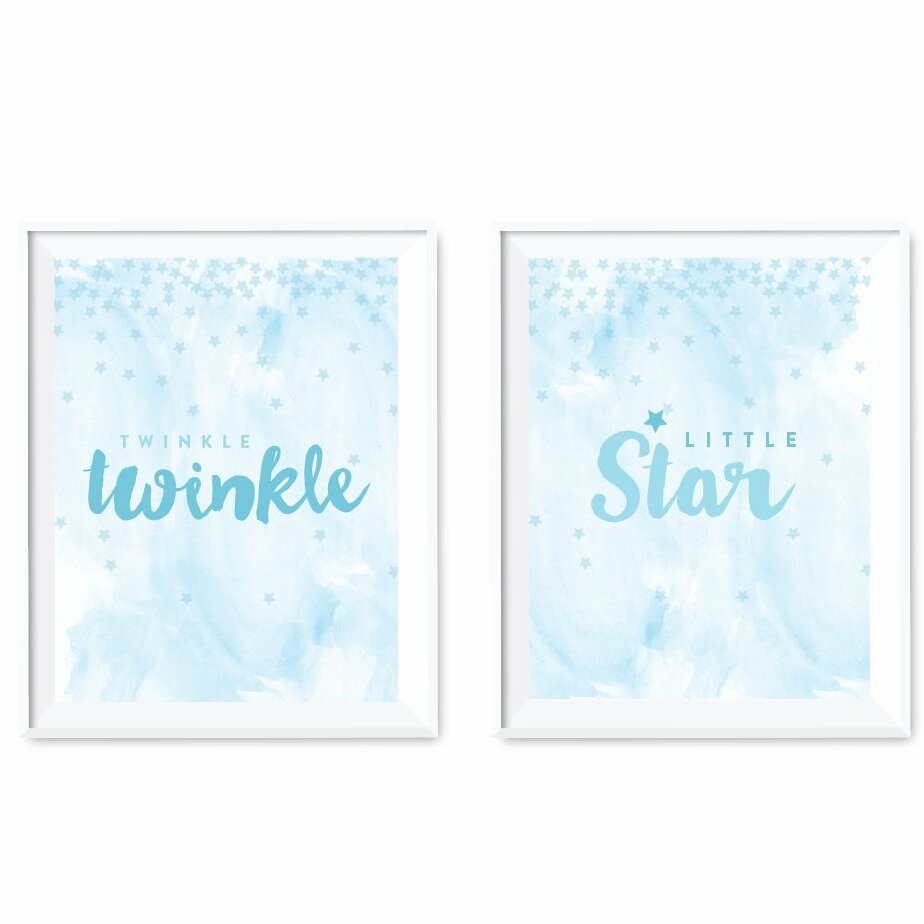 Koyal Wholesale 2 Piece Twinkle Twinkle Little Star Nursery Kid