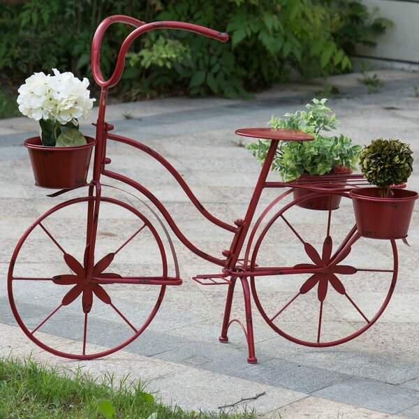 Glitzhome Bicycle Plant Stand & Reviews | Wayfair