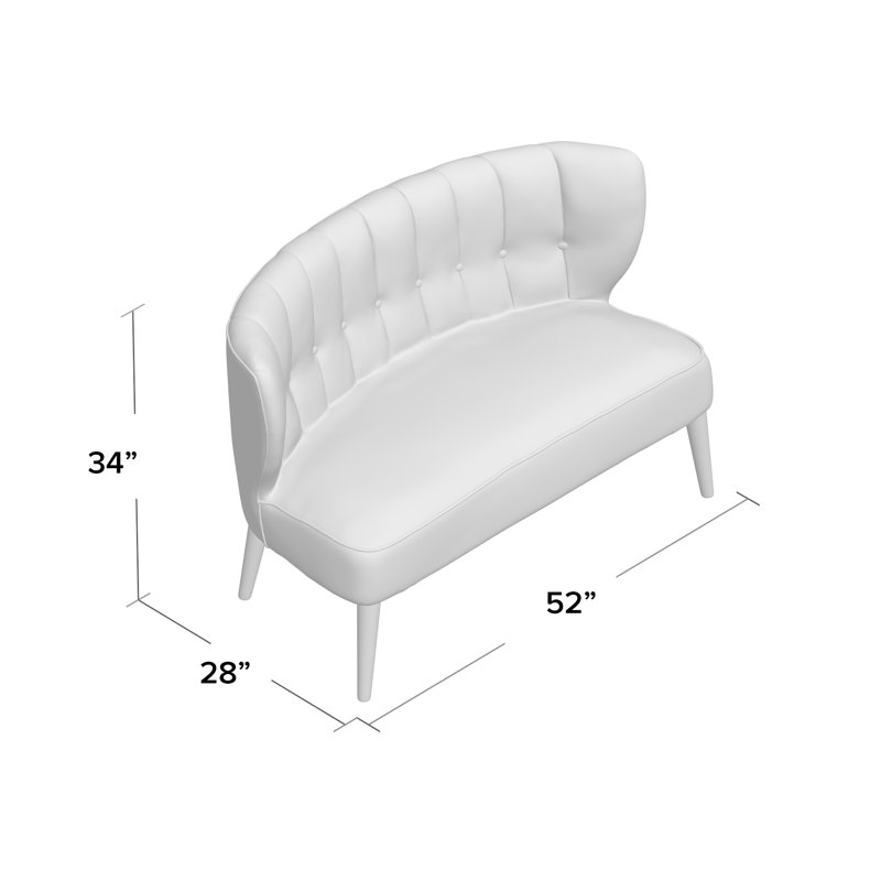 Kalea 28 Armless Settee Reviews Joss Main
