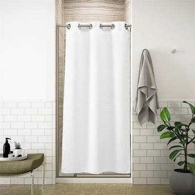 Shower Curtain Set Clawfoot Tub Liner Wrap Around Waterproof Extra Wide 32 Pack 