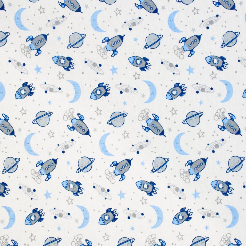 Gerber Outer Space Fitted Crib Sheet Wayfair Ca