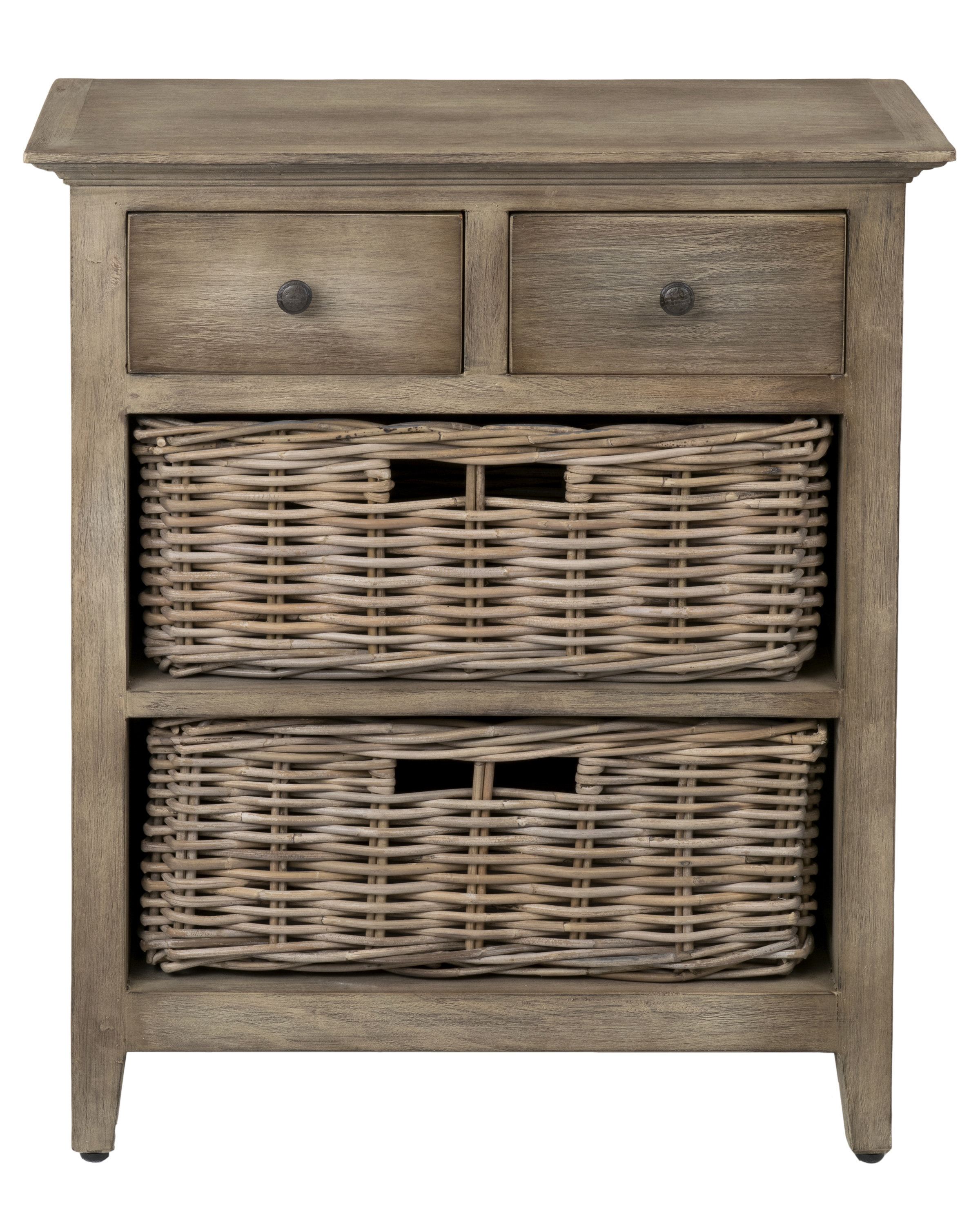 Loon Peak Dinuba 2 Drawer And 2 Basket Chest Reviews Wayfair Ca