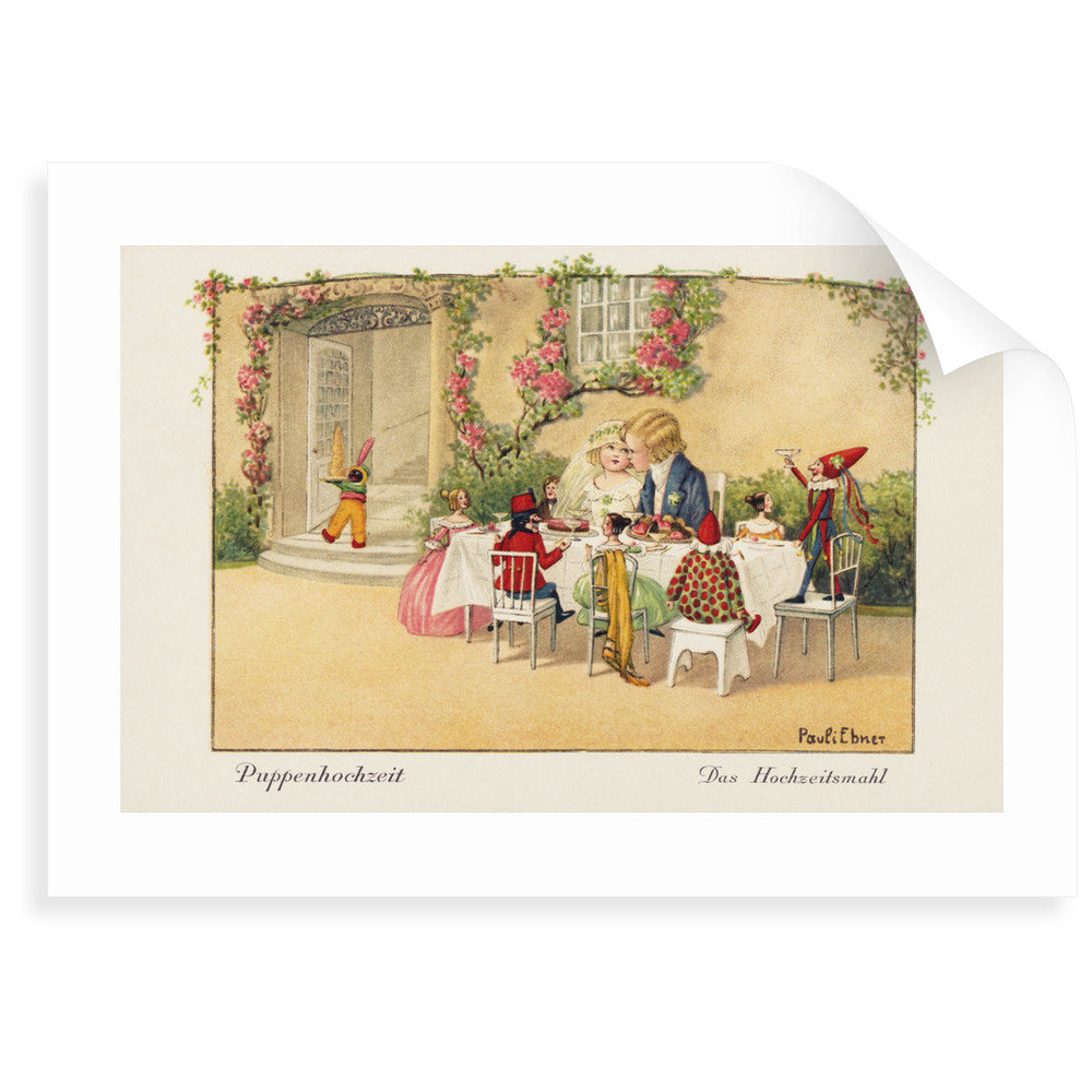 Harriet Bee Wandbild Puppenhochzeit