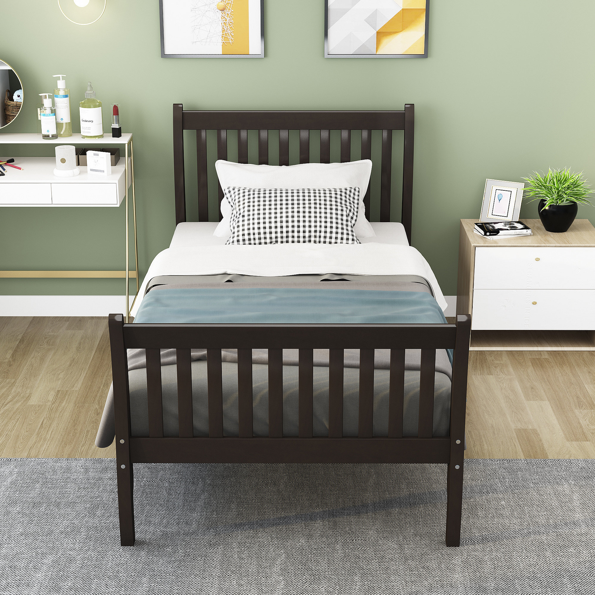 Winston Porter Platform Bed Frame | Wayfair