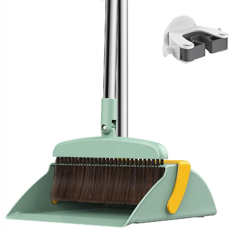 New Cleaning Dustpan Set With Broom And Handle Choose Your Color 