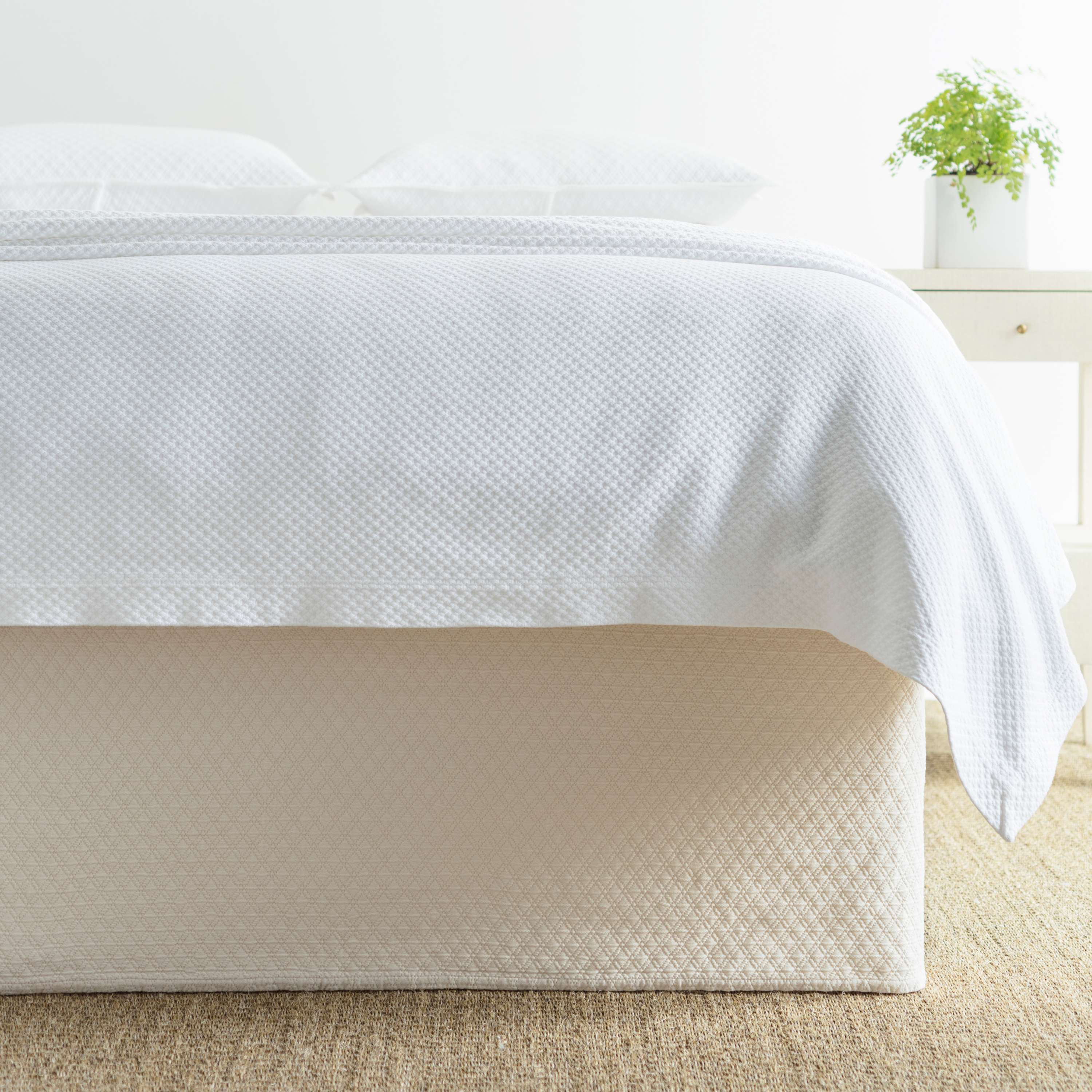 Pine Cone Hill Diamond Matelasse 18" Bed Skirt Wayfair