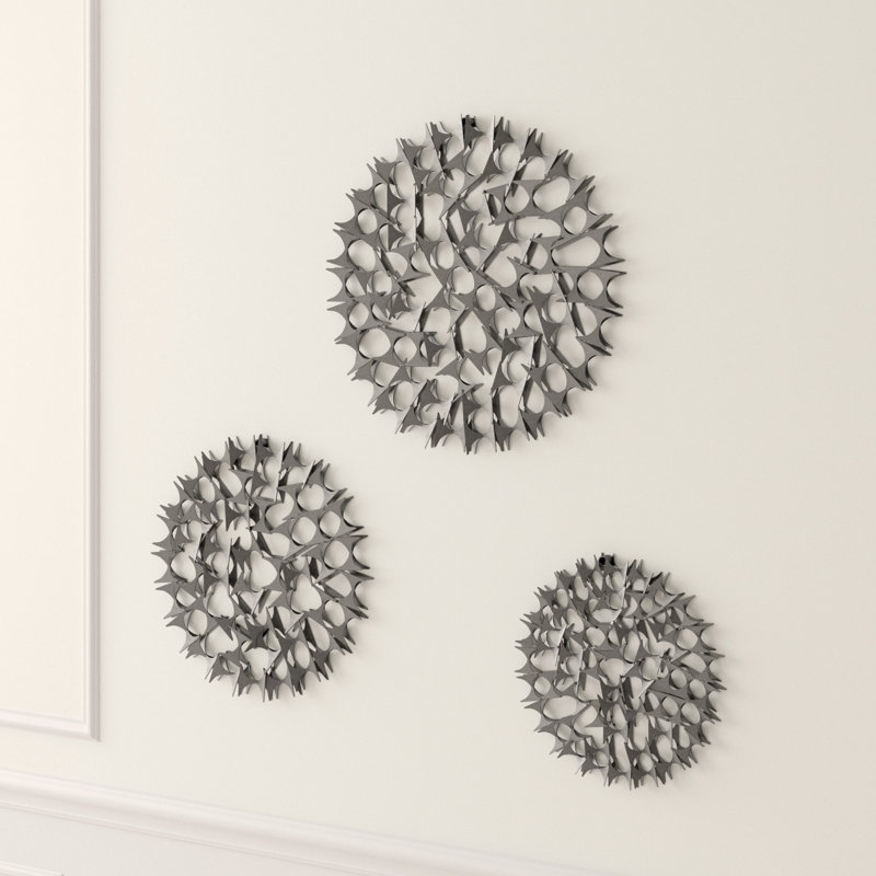 3 Piece Metal Wall Decor Set Reviews Joss Main