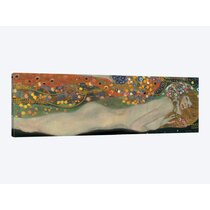 26 by 18-Inch iCanvasART Musik I by Gustav Klimt Canvas Art Print