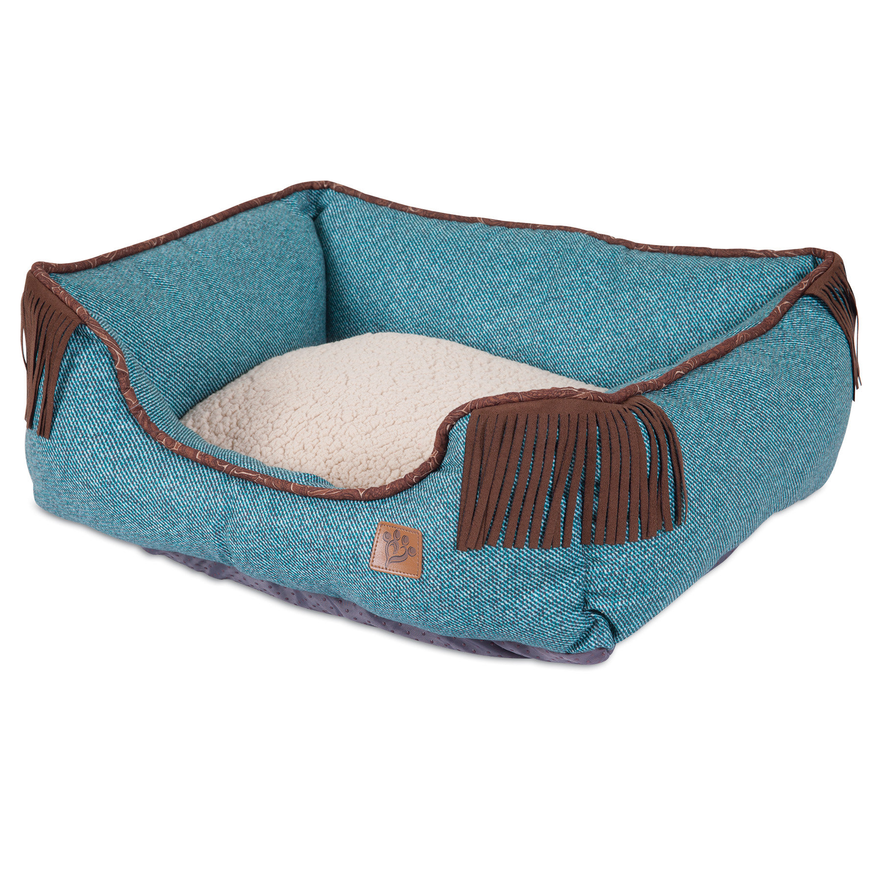 fringe orthopedic pet bed