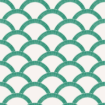 Camden Mosaic Scallop 33 L X 20 5 W Smooth Peel And Stick Wallpaper Roll Reviews Allmodern