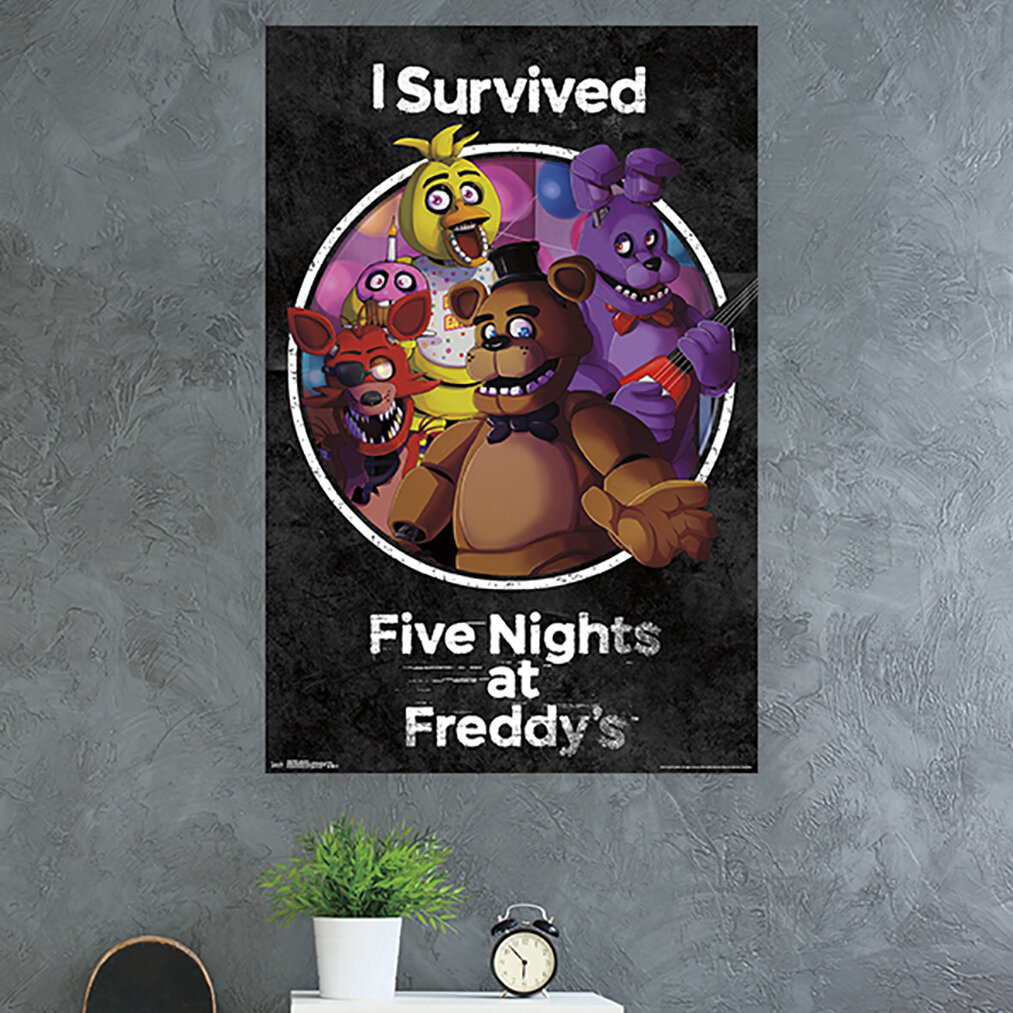 Chica Five Nights at Freddy's Art Print Poster FNAF