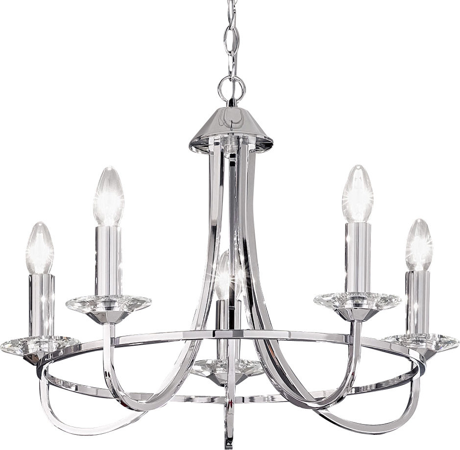 Terry 5 Light Candle Style Chandelier Terry 5 Light Candle Style Chandelier