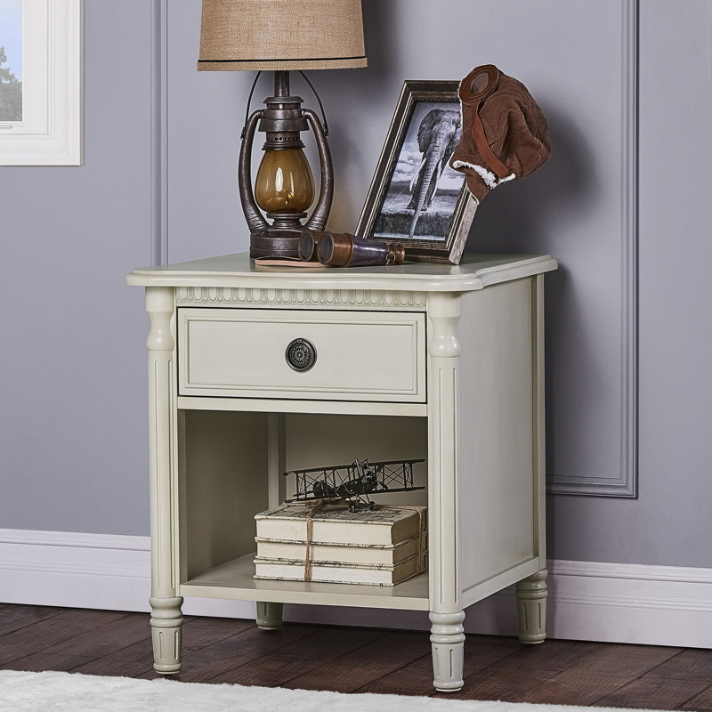 Evolur Julienne 1 Drawer Nightstand Reviews Wayfair