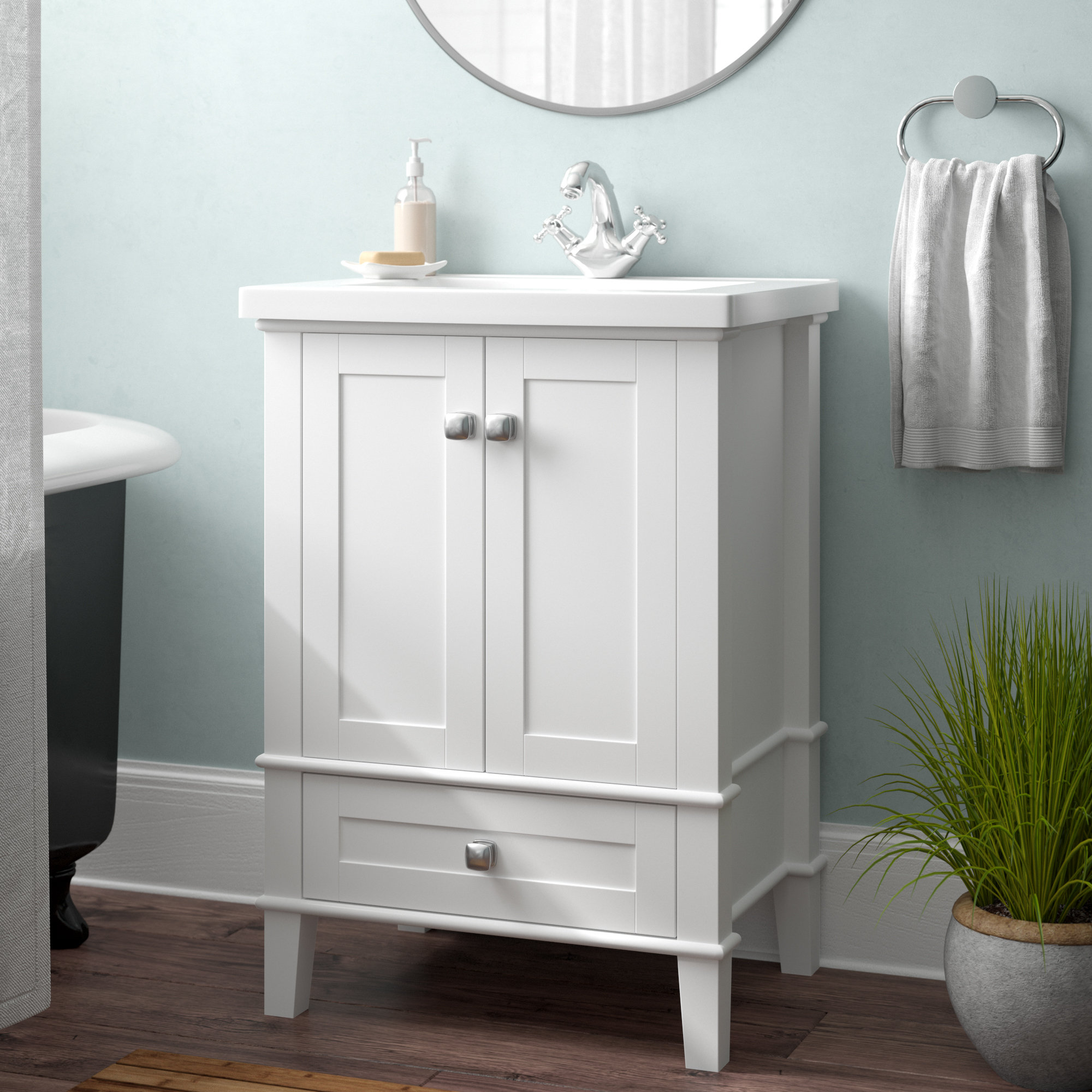 Modena 24 Single Bathroom Vanity Set Modena 24 Single Bathroom Vanity Set