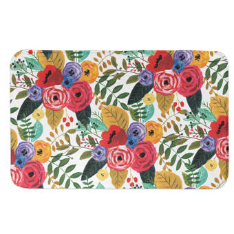 The Holiday Aisle Grainger Claus Pattern Bath Rug Wayfair