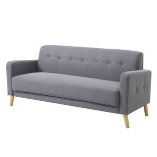 Freed Mid-Century With Stylish Button Tufted Back Sofa by George Oliver Modern