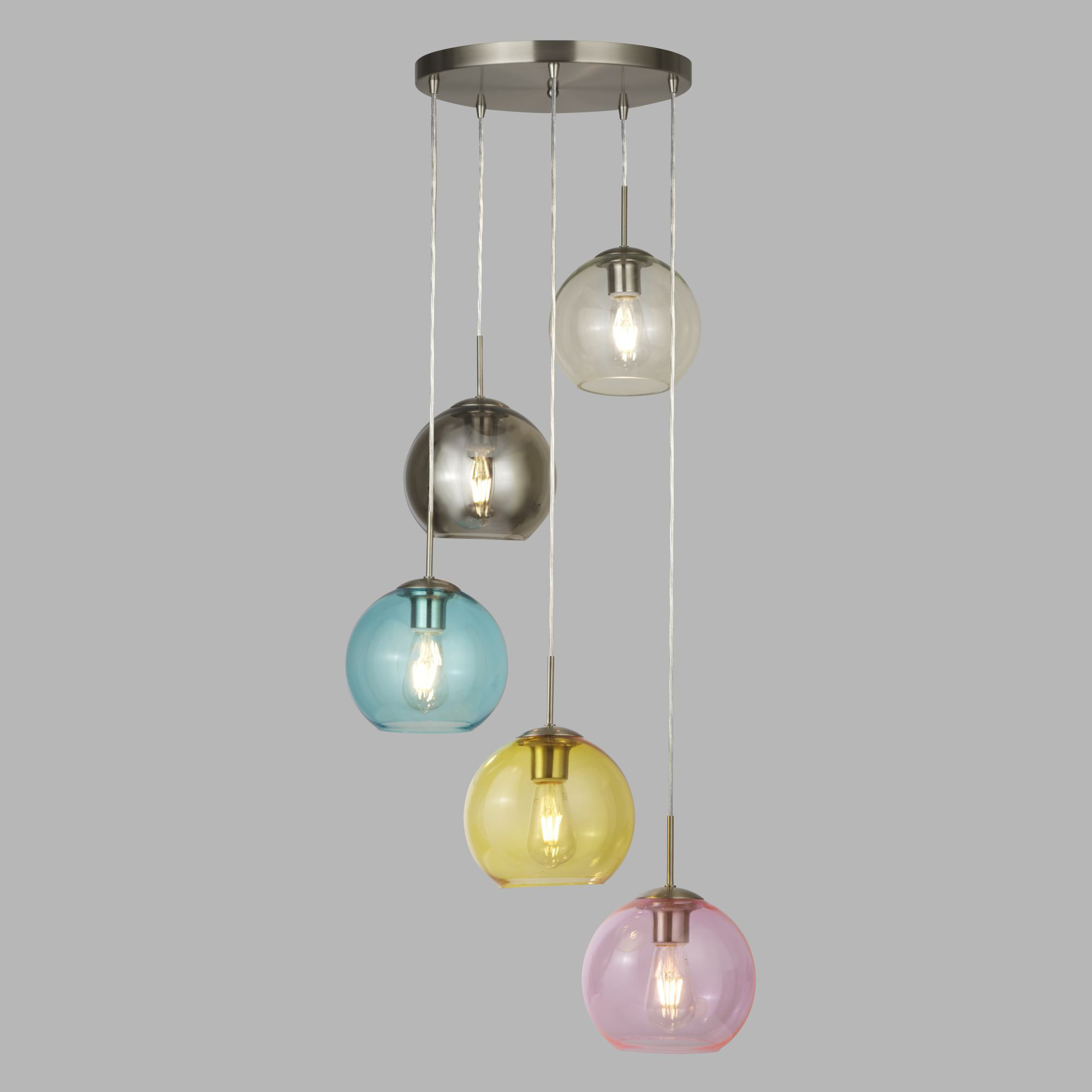 Cluster Pendelleuchte 5 flammig Anabella Cluster Pendelleuchte 5 flammig Anabella