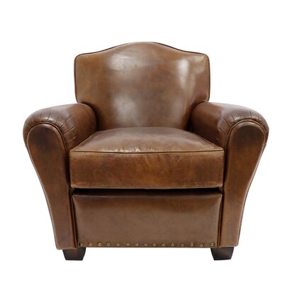 dorotha swivel leather wingback chair