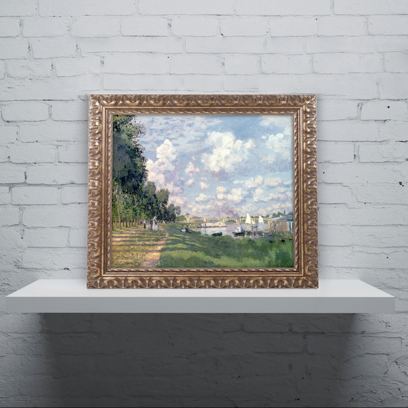 Trademark Art The Marina At Argenteuil 1872 By Claude Monet