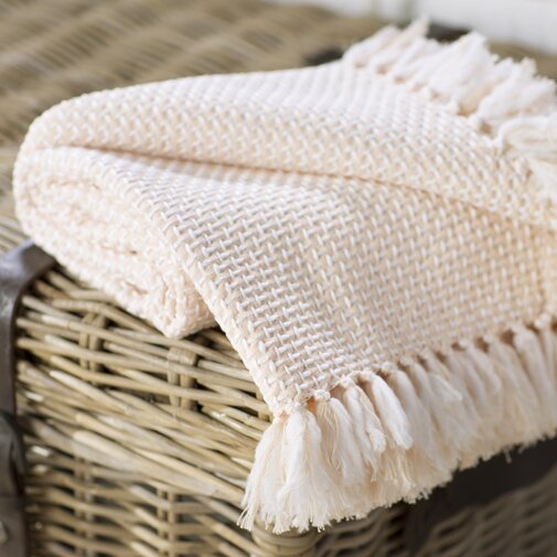 Leny Cotton Viscose Throw Blanket