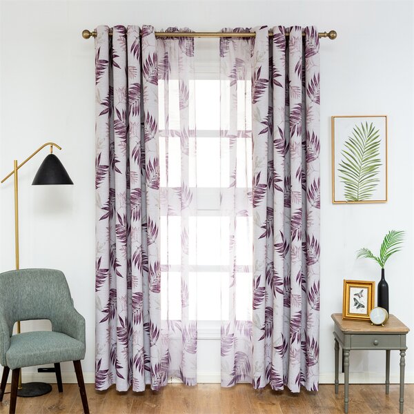 Bayou Breeze Hildreth Polyester Blackout Curtain Pair | Wayfair