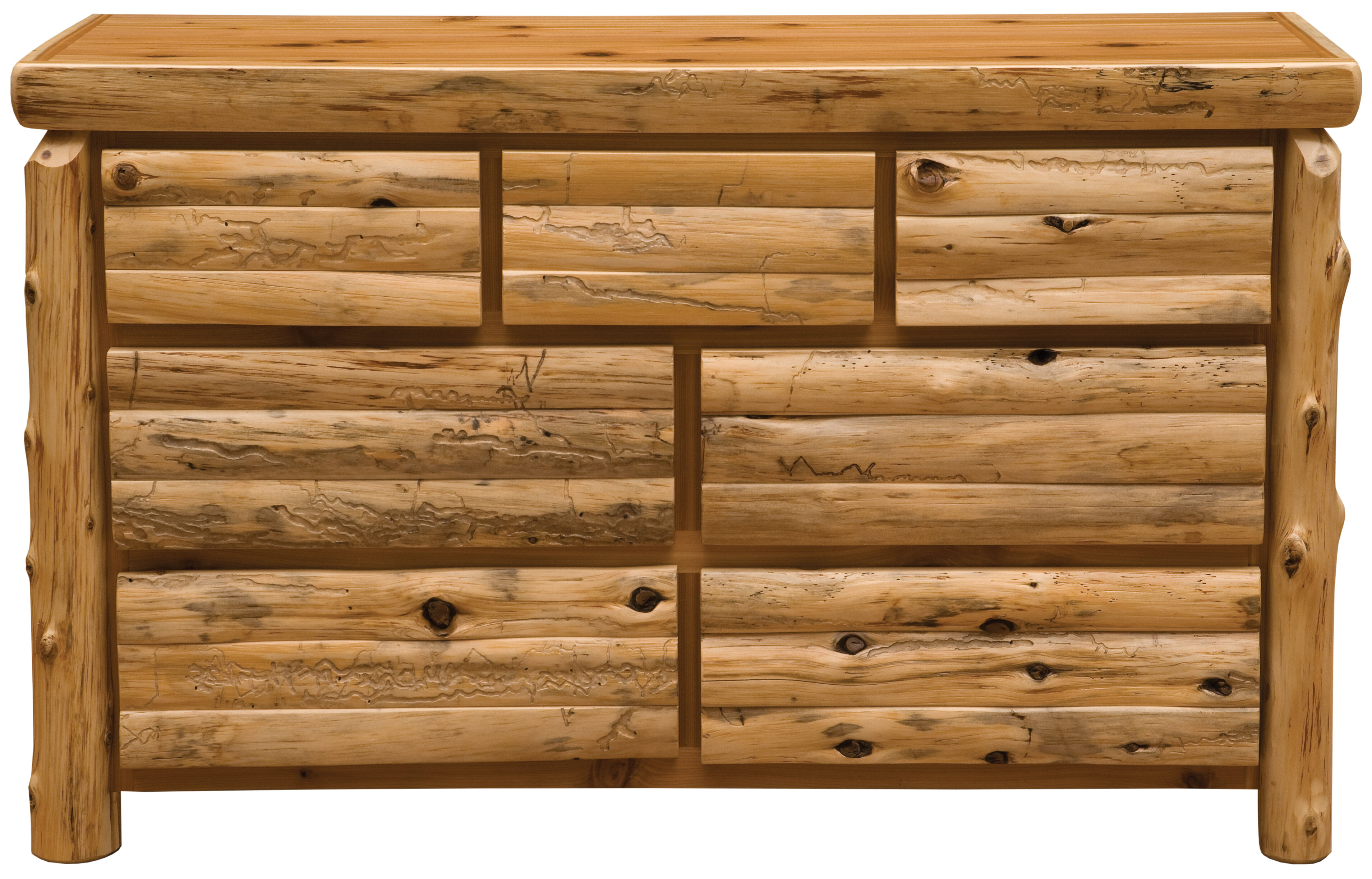 Fireside Lodge Premium Cedar 7 Drawer Dresser Wayfair