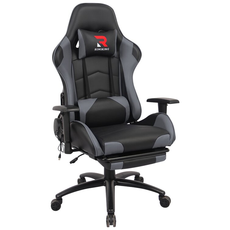 Rimiking Massage Ergonomic Gaming Chair Reviews Wayfair