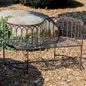 2-Sitzer Gartenbank Relax aus Eisen von Garten L..