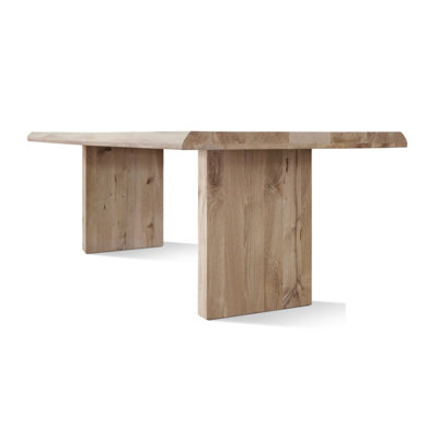 39.4" Solid Oak Dining Table MaximaHouse