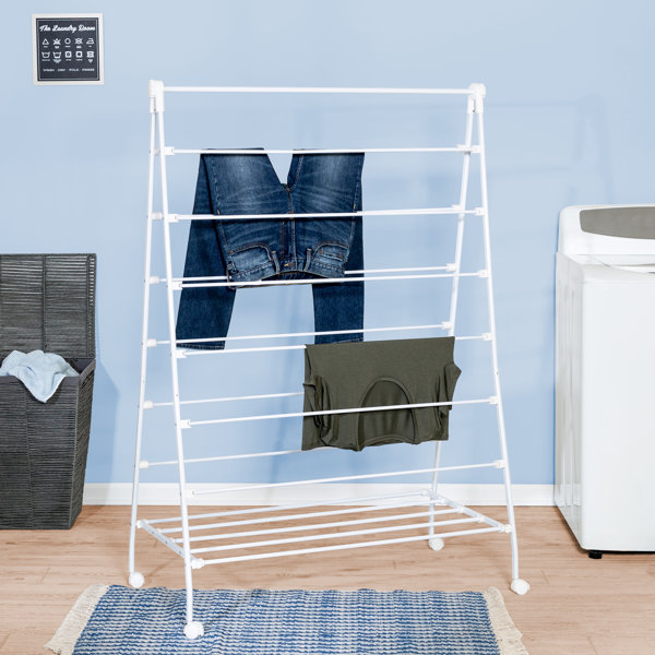 Rebrilliant A-Frame Free-Standing Drying Rack with Shelf ...