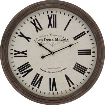 Cooper Classics Oversized Maira 35 Wall Clock Perigold