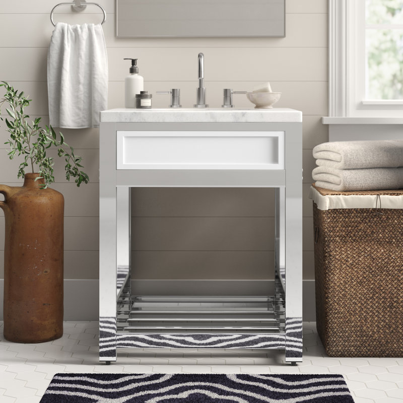 Kingston Brass Kingston Commercial 25" Single Bathroom ...